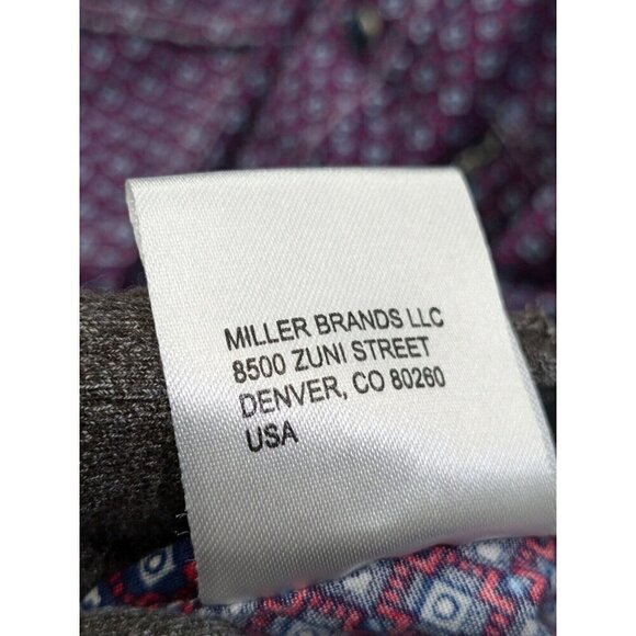 Cinch Modern Fit Shirt Mens Large Pearl Snap Cowboy Western Rodeo Geometric - Picture 11 of 11